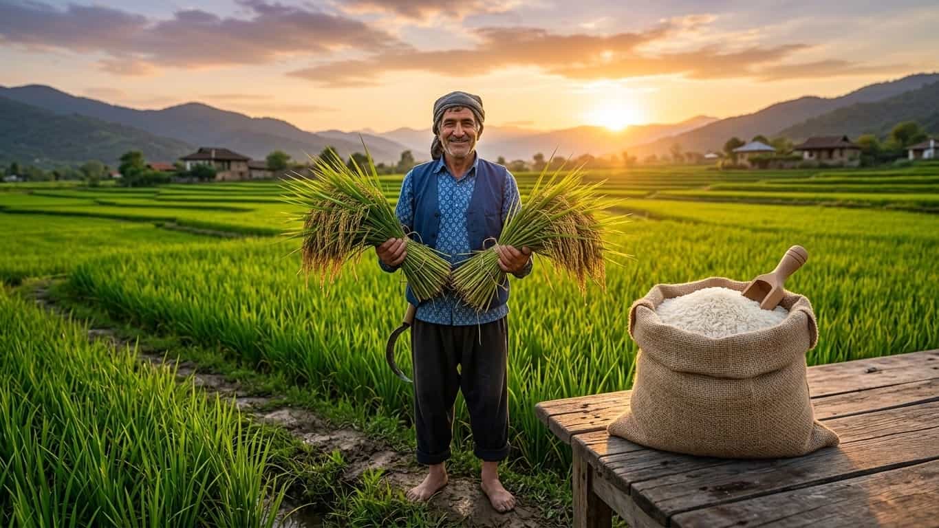 خرید مستقیم برنج از کشاورز گیلانی؛ بهترین روش برای خرید